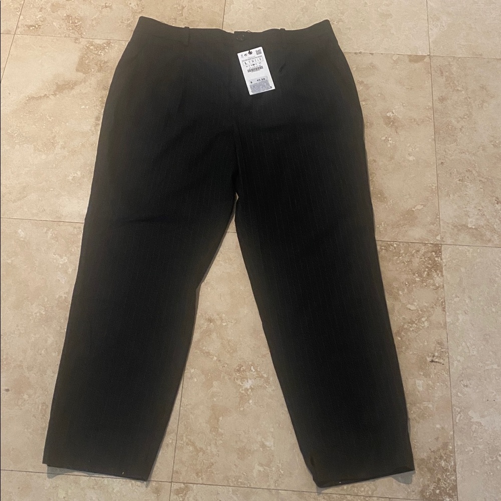 Zara Pin Striped Trousers NWT size L